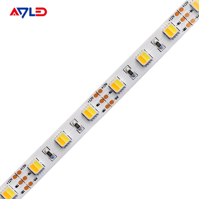 Ayarlanabilir 12 Volt LED Şerit Işıklar Çift Renkli 2'si 1 Arada Beyaz Dış Mekan Su Geçirmez 5050 SMD
